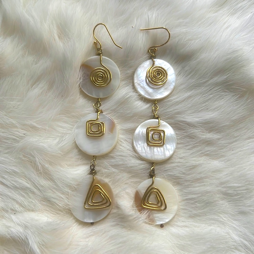 Unique hand-made earrings